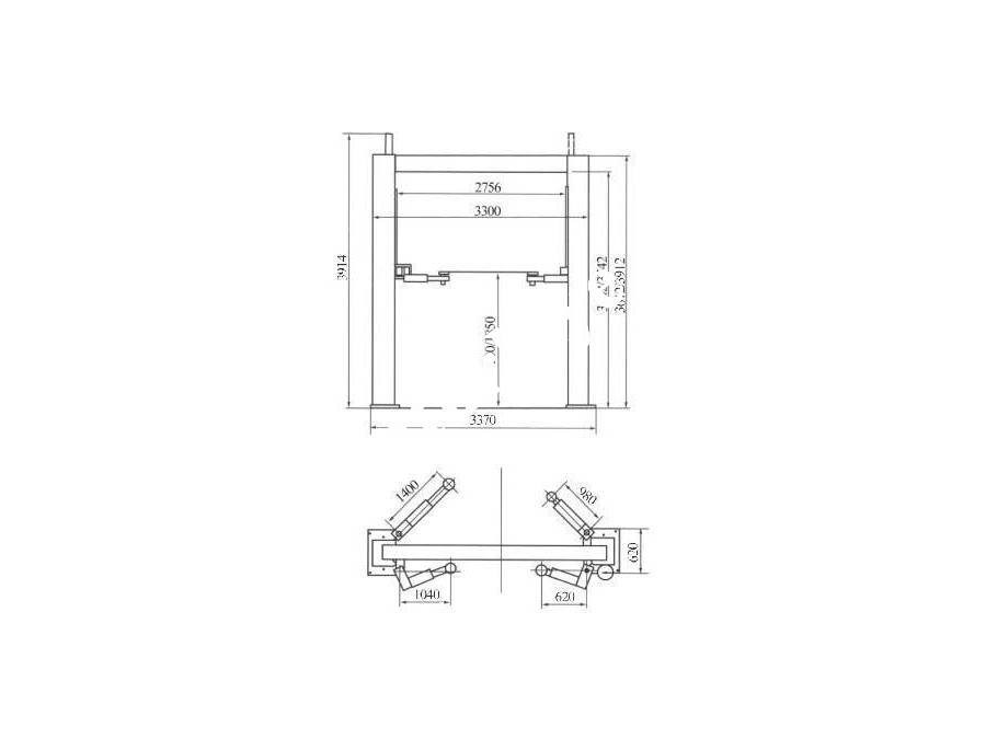 2 Kolonlu Oto Lift - 5 Ton