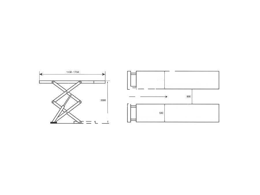 Resepsiyon Lifti 3.5 Ton / Bear Ss-601