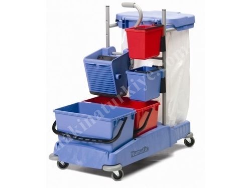Dikey Pres Temizlik Kat Arabası Numatic VCN1404