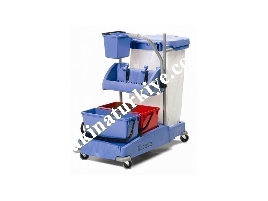 Geniş Pres Temizlik Kat Arabası Numatic VCN1404 Geniş Pres