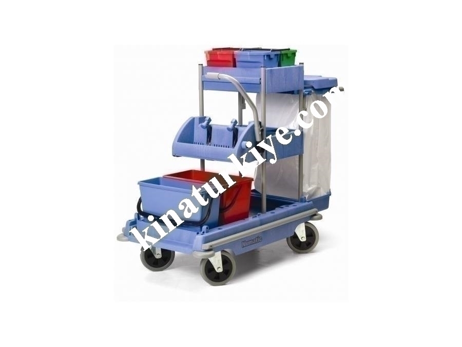 Dikey Pres Temizlik Kat Arabası Numatic VCN1804 Dikey Pres