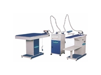 ST 0001 Ironing Board with Iron Rest and Steam Boiler - 0