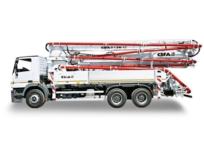 Kamyona Üstü Beton Pompası ( 140 M3/H - 35,6 M ) - 0