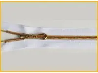 Nylon Gold Handle Zipper with Bottom Stopper