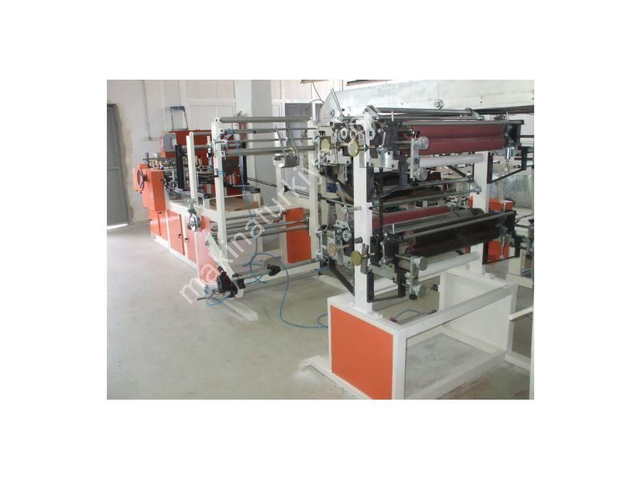 Машина для изготовления бумажных пакетов на 2 цвета - 2 удара