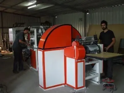 2, 3, 4 Color Bottomless Bag Sealing Paper Machine