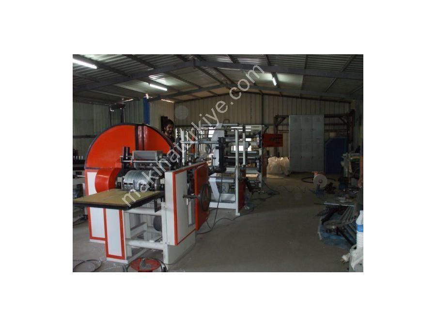 2, 3, 4 Renk Dipsiz Poşet Kese Kağıdı Makinesi