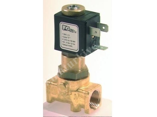 FG_Line N06DV75T 3/8" Pistonlu Solenoid Valf 