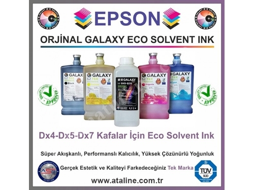 Galaxy TEE EKO Solvent Boya Mürekkep