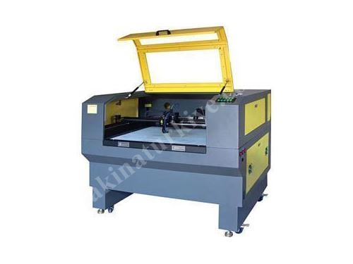 *Ayk-120x80 Ccd Kamera Etiket Kesme Lazer Makinası 