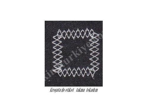 MODA 01 Kiralık Kroşata İle Tek Adimda Etiket Takma Makinası
