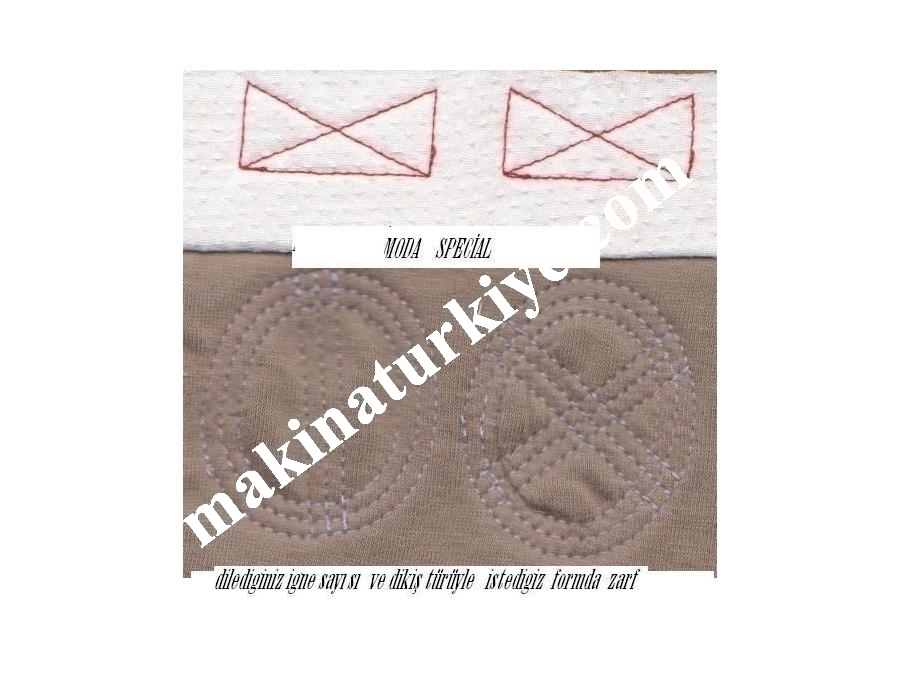 MODA 3 Dilediğiniz Dikiş Türüyle İstediğiniz Formda Zarf