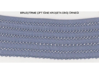 MODA 22 Kiralık Birleştirme Çift İğne Kroşeta Dikiş Makinası - 0
