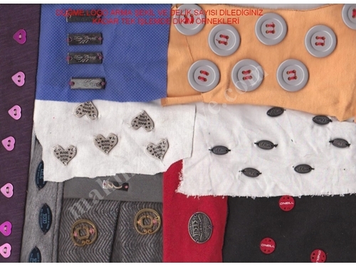 MODA 60 Kiralık Düğme, Logo, Arma Tek İşlemde Dikim Makinası