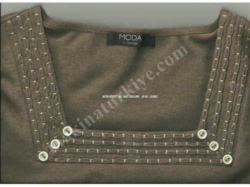 MODA 87 Kiralık Nilüfer Dikişiyle Yaka Bandı Süs Dikiş Makinası