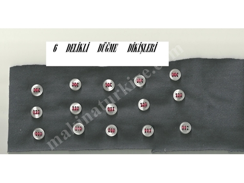 MODA 168 Kiralık 6 Delikli Düğme Dikiş Makinası
