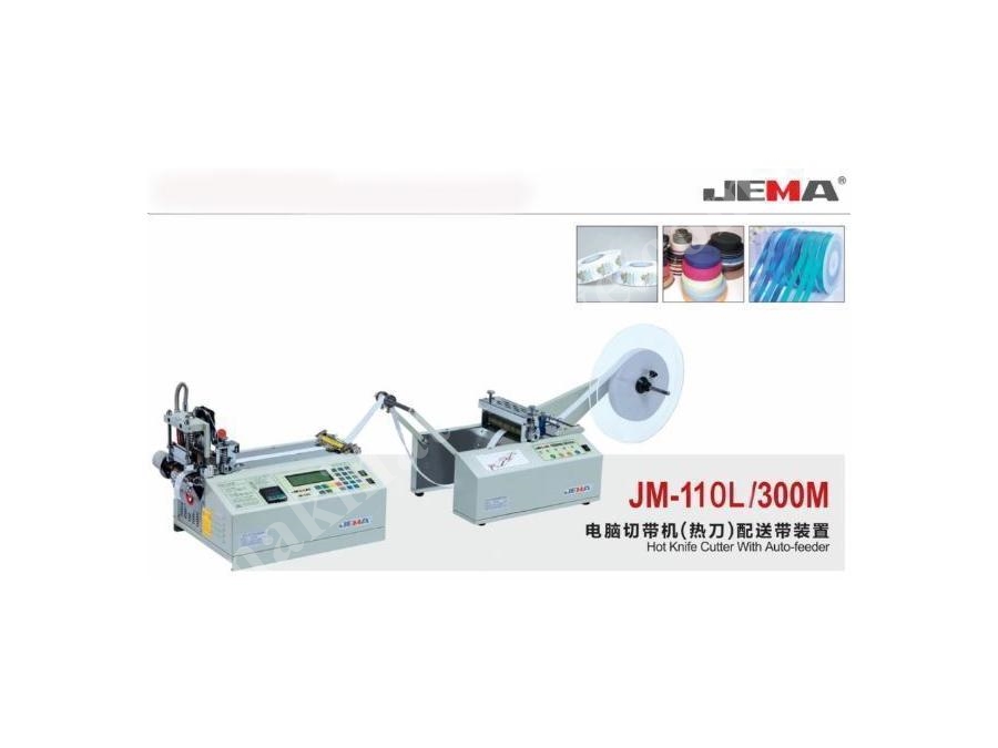 JM 110L/300 M  Elektronik Lastik Besleme Ve Boy Kesme Makinası 