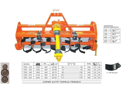 Toprak Frezesi - 140 cm