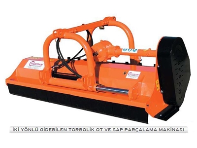 Turbolik Çift Yönlü Hidrolik Gezerli Sap Parçalama Makinası - 160 cm - 1
