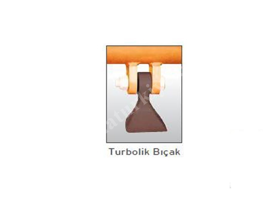 Turbolik Çift Yönlü Hidrolik Gezerli Sap Parçalama Makinası - 160 cm