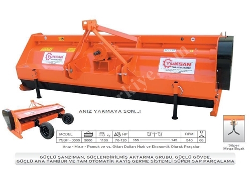 3 Metre Süper Sap  Parçalama Makinası