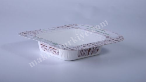 Boîte alimentaire en carton carrée de 290 ml