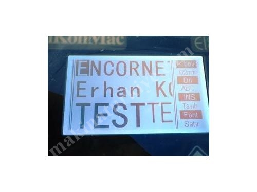 İkinci El İnkjet Koli Kutu Kodlama Makinası