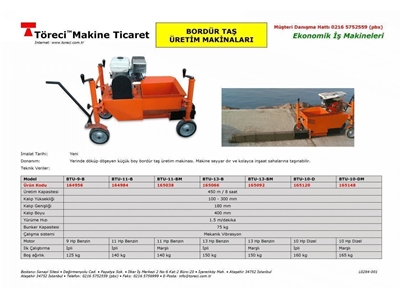 Bordür Makinası Bordürmatik - 6