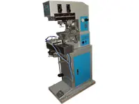 10X10 Cm 2 Color Pad Printing Machine Open Tank