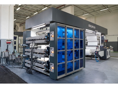 6 Renk 130 Cm Stack Tip Flexo Baskı Makinası - 4