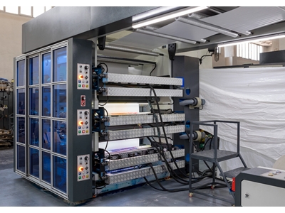 6 Renk 130 Cm Stack Tip Flexo Baskı Makinası - 5