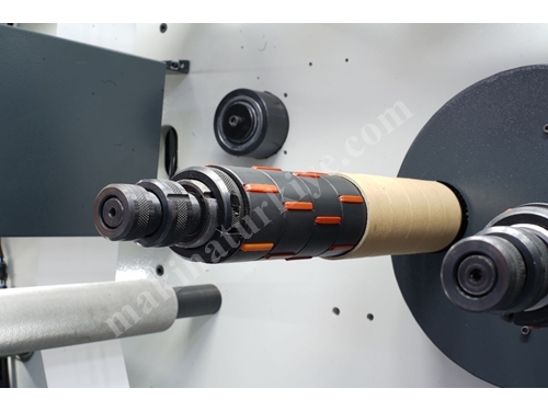 5 Renk (36 cm) Koli Bandı Flexo Baskı Makinesi