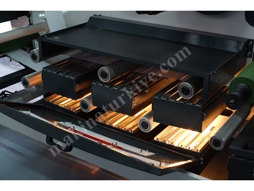 5 Renk (36 cm) Koli Bandı Flexo Baskı Makinesi