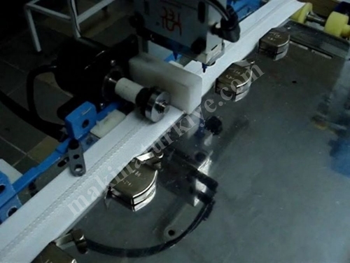 Otomatik Kemik Tipi Fermuar İşaretleme ve Kesme Makinesi 