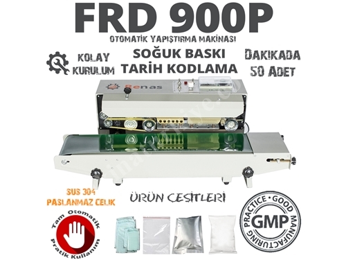 FR 900 PPaslanmaz Poşet Ağzı Yapıştırma Makinası 