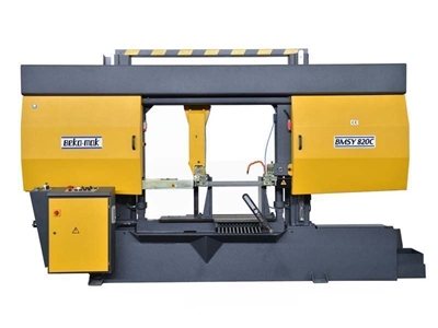 Yarı Otomatik Sütunlu Şerit Testere Makinesi (BMSY-820C) - 0
