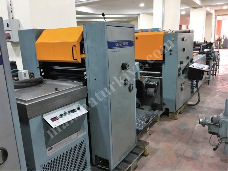 Bobinden Pakete 4+2 Renk Sürekli Form Makinası VARIO PRINT 4+2