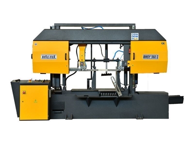 Yarı Otomatik Sütunlu Şerit Testere Makinesi (BMSY-560C) - 0