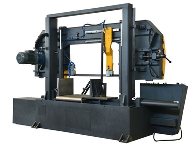 Yarı Otomatik Sütunlu Şerit Testere Makinesi (BMSY-560C) - 2