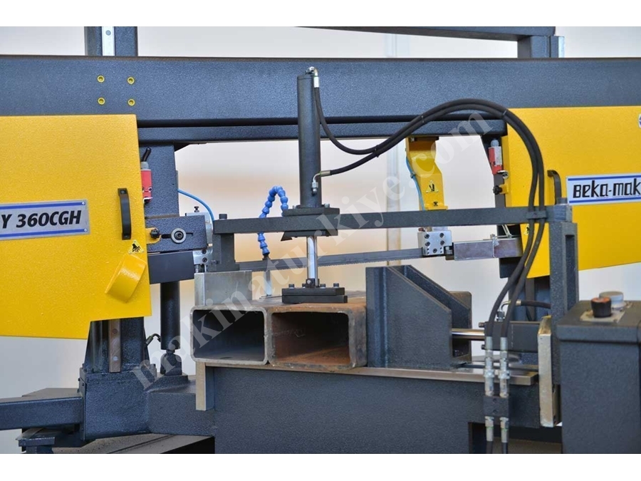 Yarı Otomatik Açılı Kesim Sütunlu Şerit Testere Makinesi Beka-Mak (BMSY-360CGH)