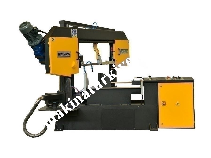 Yarı Otomatik Açılı Kesim Sütunlu Şerit Testere Makinesi Beka-Mak (BMSY-360CGH)