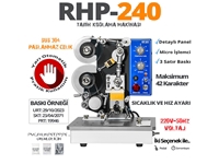 Automatische 3 Zeilen Heißfolien-Datumsdruckmaschine