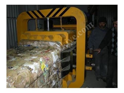 Kağıt Balya Pres Makinası 880 X 1100 Mm