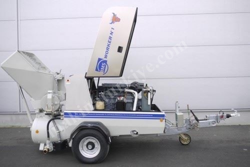 Kepçeli Şap Makinası - Kepçeli BMS Worker No1 Powerpull