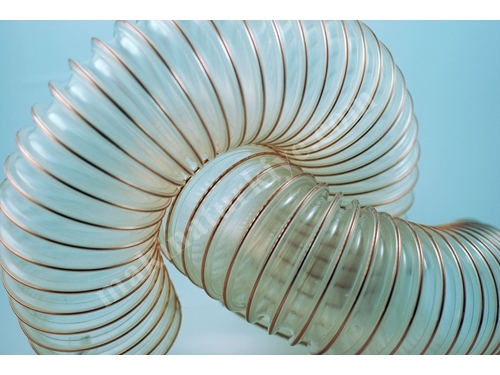 TPU and PVC Steel and Copper Wire Spiral Suction Hoses