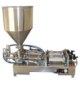 Machine de remplissage semi-automatique à double buse pour liquides de 100 à 1000 ml - 1
