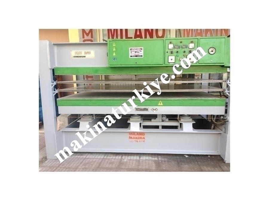 Ermaksan 130 - 250 3 Katlı Sıcak Pres  Ermaksan SSP 80