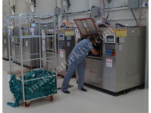 Endüstriyel Çamaşır Yıkama Makinası Hijyen Bariyerli 44 Kg/Sefer 