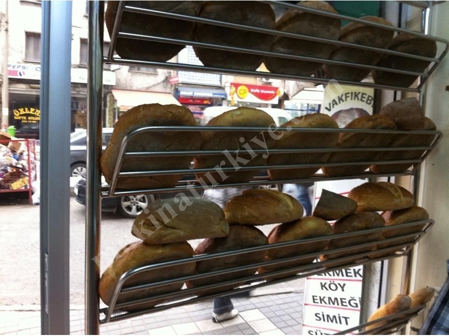Ekmek dizme ve teşhir Rafı