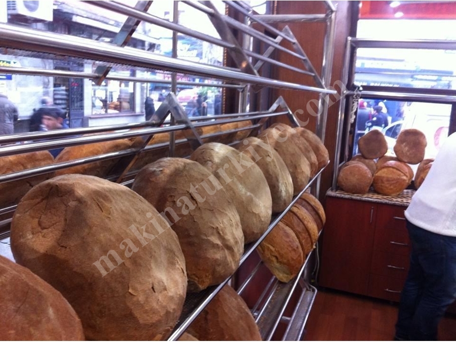 Ekmek dizme ve teşhir Rafı
